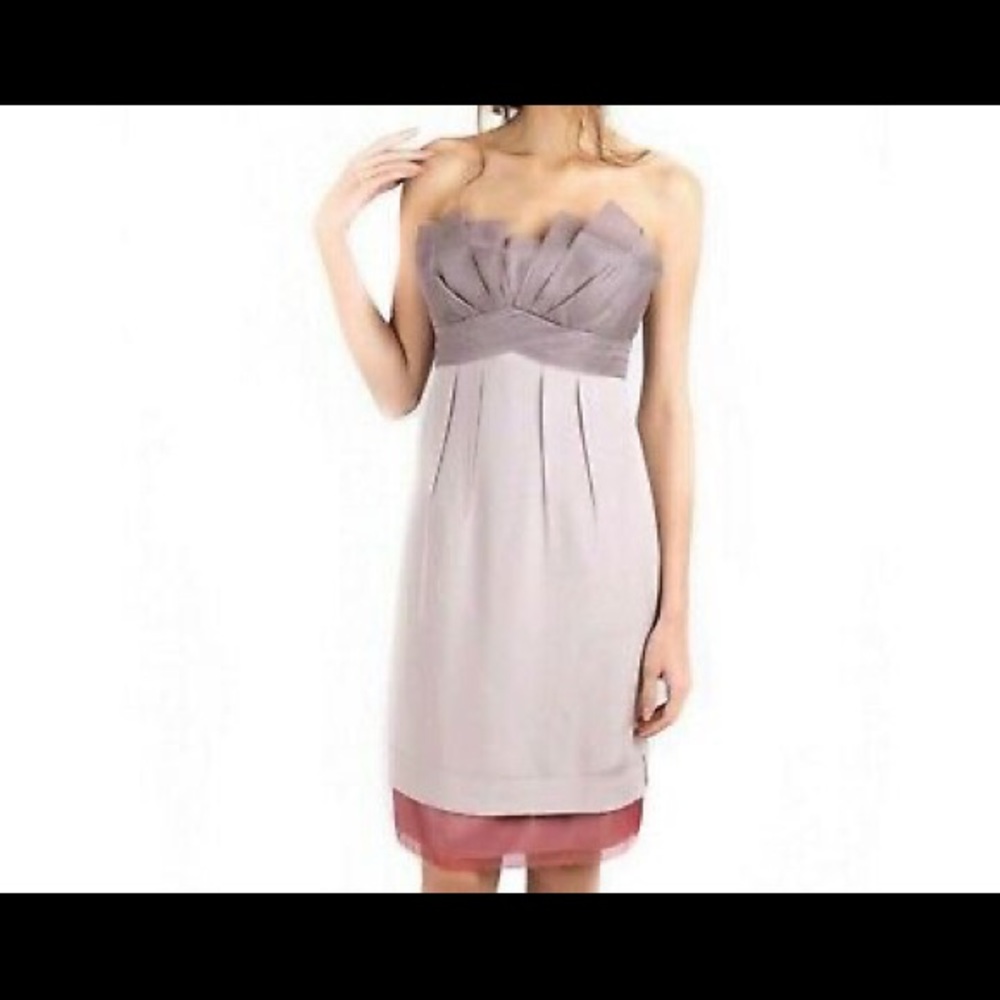 Runway Collection Bcbg Color Block Silk Dress 4 - image 2